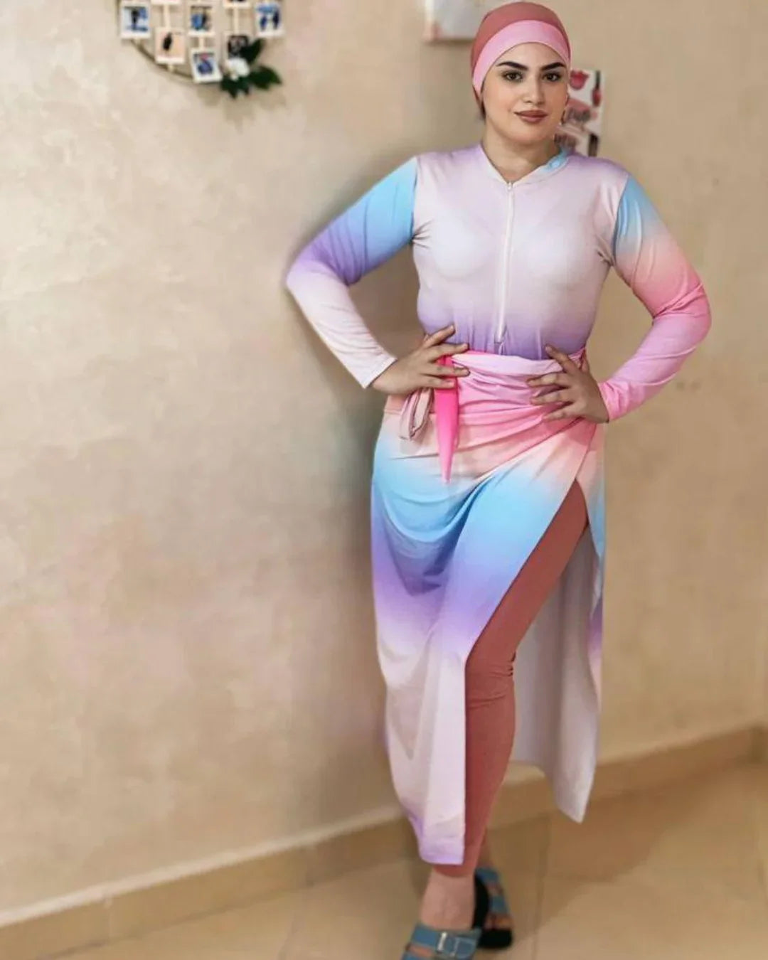 New Burkini 4 Pièces Élégant