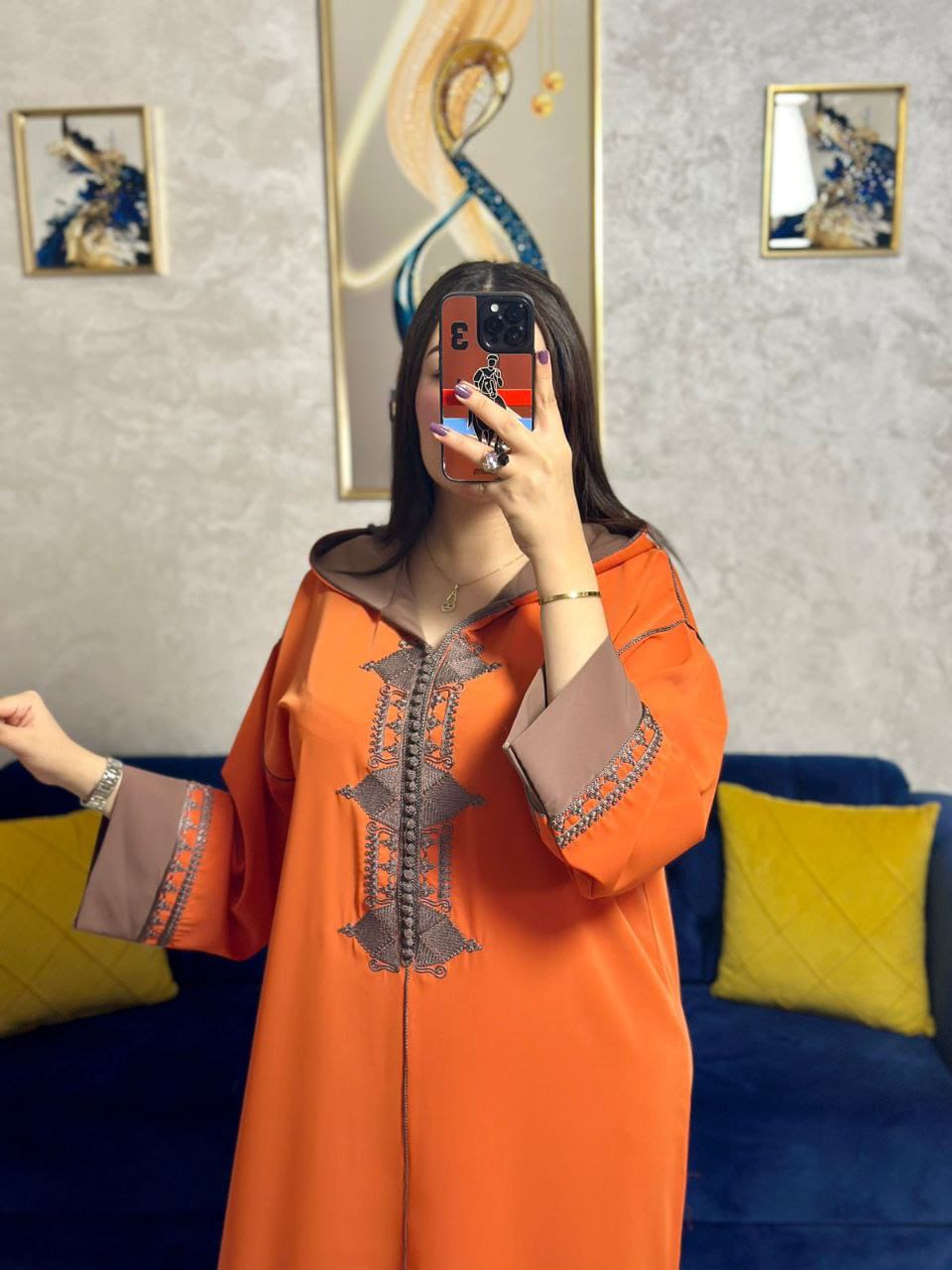 Jellaba Royale à Broderies