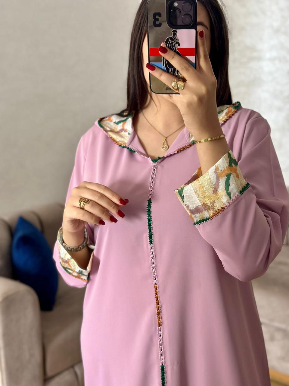 Jellaba avec Randa et dégradé.