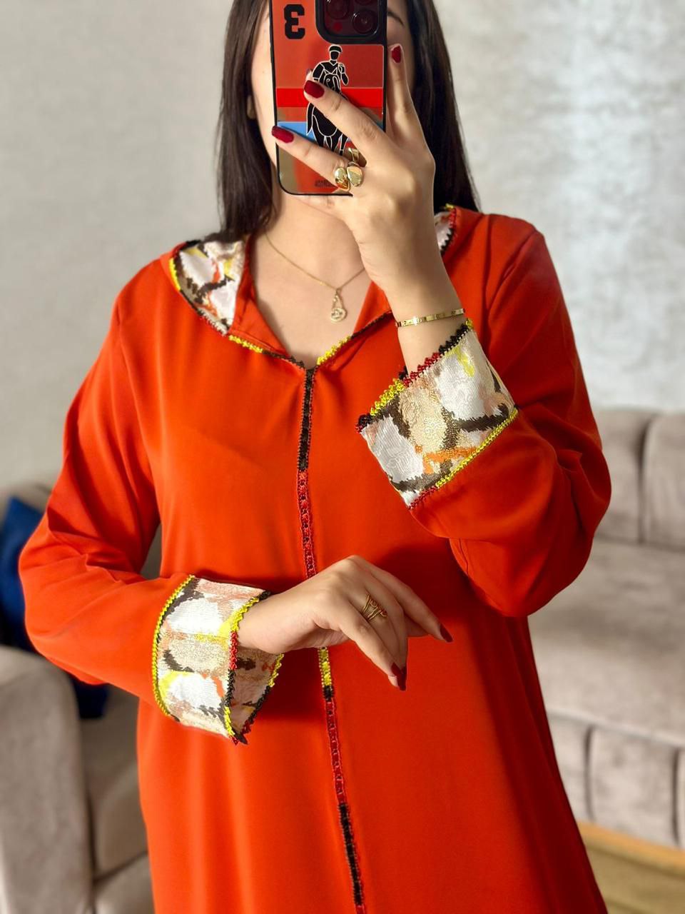 Jellaba avec Randa et dégradé.