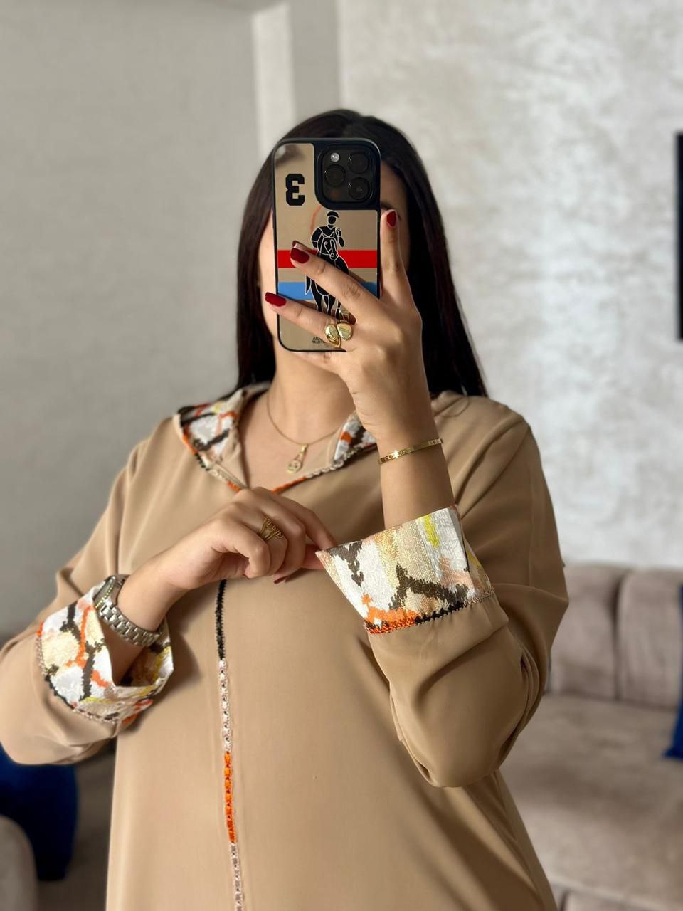 Jellaba avec Randa et dégradé.