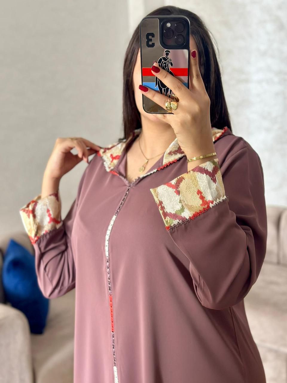 Jellaba avec Randa et dégradé.