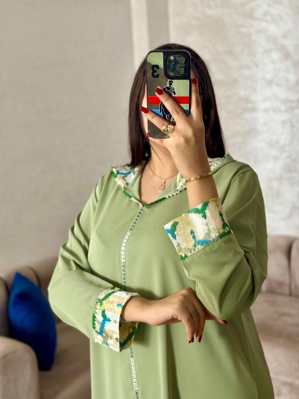 Jellaba avec Randa et dégradé.