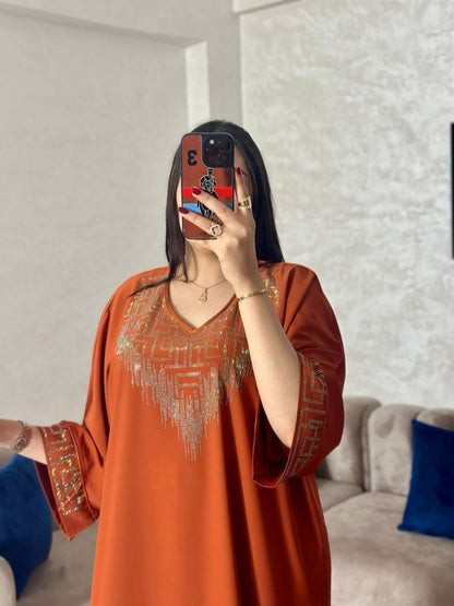Caftan avec strass