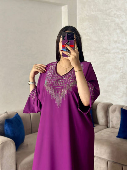 Caftan avec strass