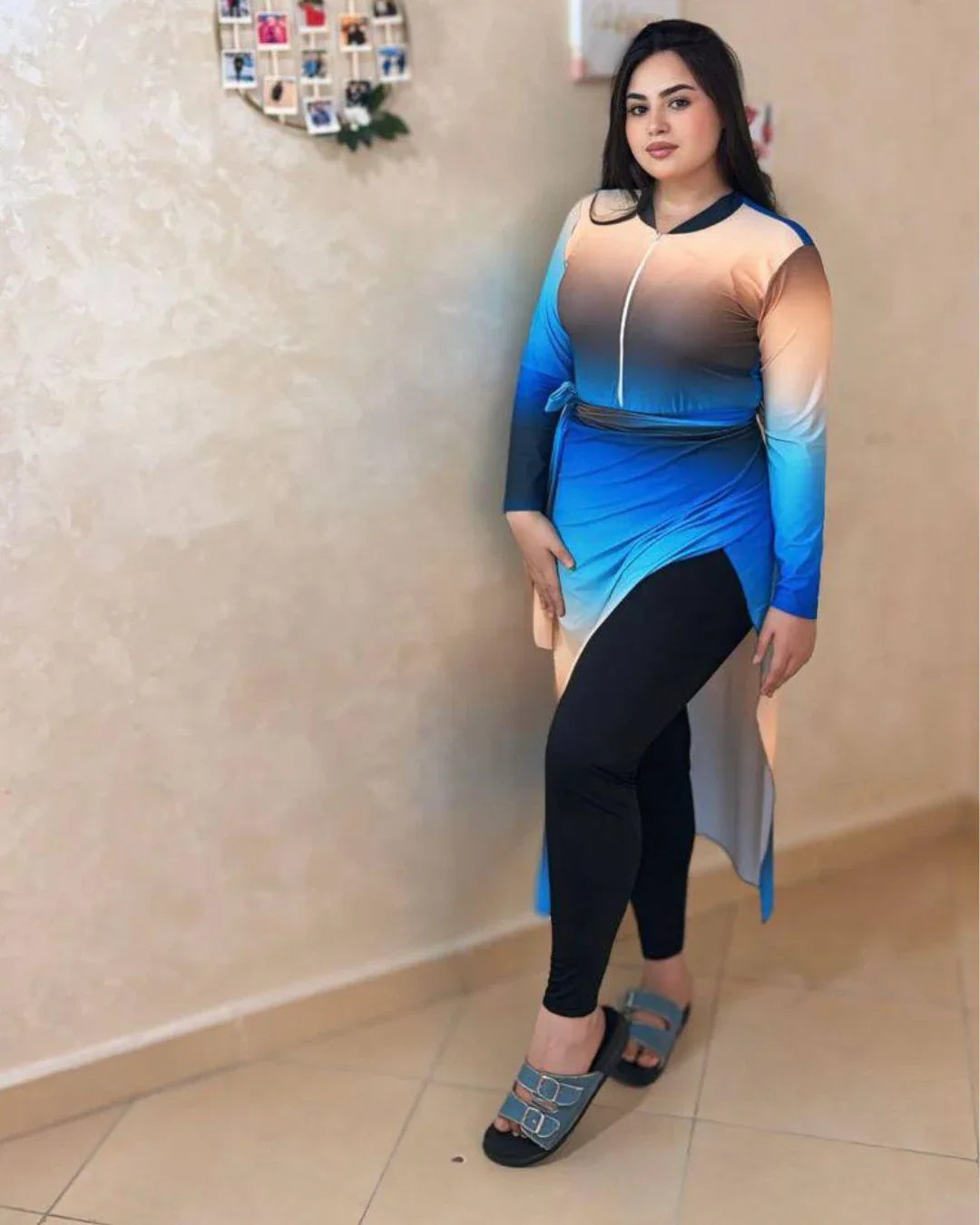 New Burkini 4 Pièces Élégant