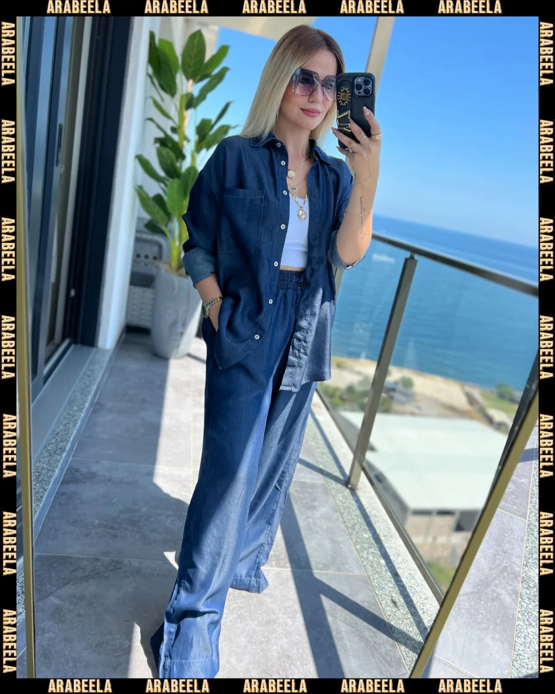 Ensemble Denim 2 piece tendance