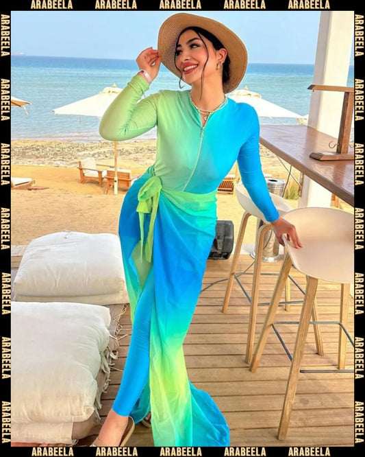 Burkini Modeste 4 Pièces – Confort Total, Séchage Rapide