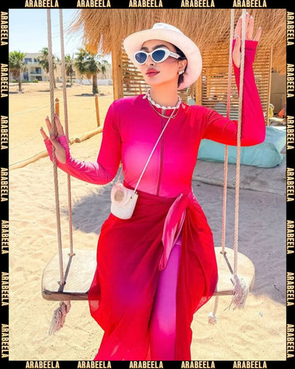 Burkini Modeste 4 Pièces – Confort Total, Séchage Rapide